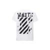Camiseta de manga corta con estampado, color blanco