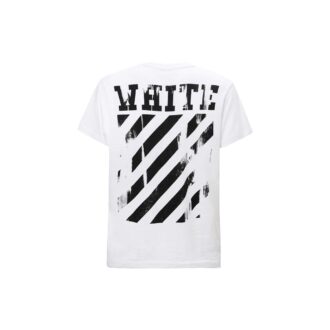 Camiseta de manga corta con estampado, color blanco