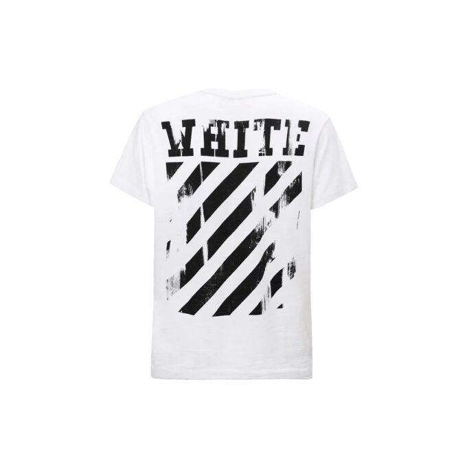 Camiseta de manga corta con estampado, color blanco