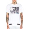 Camiseta de manga corta con estampado, color blanco