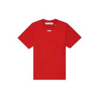 Camiseta de manga corta con estampado de flecha roja Camiseta de manga corta con estampado de flecha roja