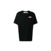 Camiseta de manga corta con estampado de flecha roja SS19 para hombre, color negro