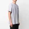 Camiseta de manga corta con estampado de flechas, corte holgado, gris