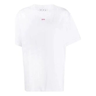 Camiseta de manga corta con estampado de flechas en blanco Camiseta de manga corta con estampado de flechas en blanco