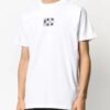 Camiseta de manga corta con estampado de flechas en blanco