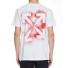 Camiseta de manga corta con estampado de flechas en blanco