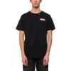 Camiseta de manga corta con estampado de flechas en la espalda, color negro
