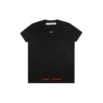 Camiseta de manga corta con estampado de flechas y flores de cerezo en blanco roto de Off-White