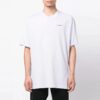Camiseta de manga corta con estampado de logotipo alfabético FW22 «Morado claro»