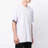 Camiseta de manga corta con estampado de logotipo alfabético FW22 «Morado claro»