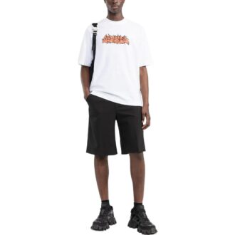 Camiseta de manga corta con estampado del logotipo «Blanca» Camiseta de manga corta con estampado del logotipo «Blanca»