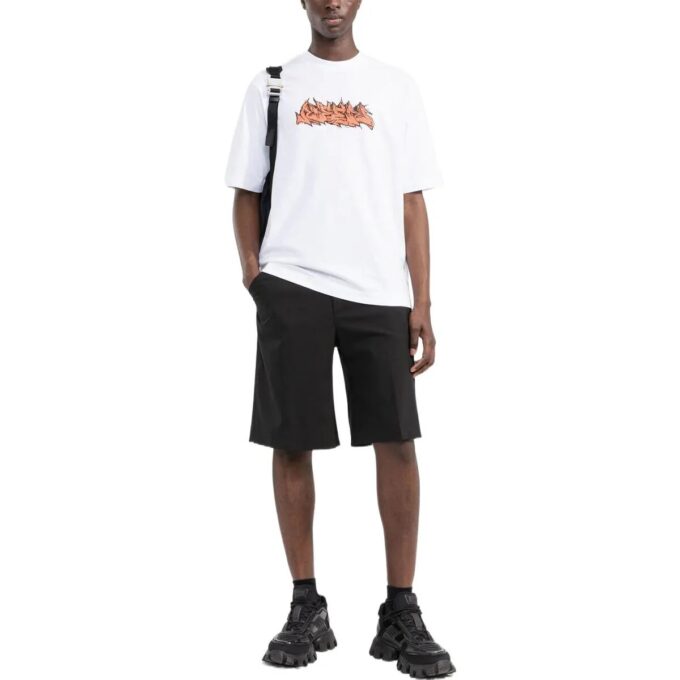 Camiseta de manga corta con estampado del logotipo «Blanca»