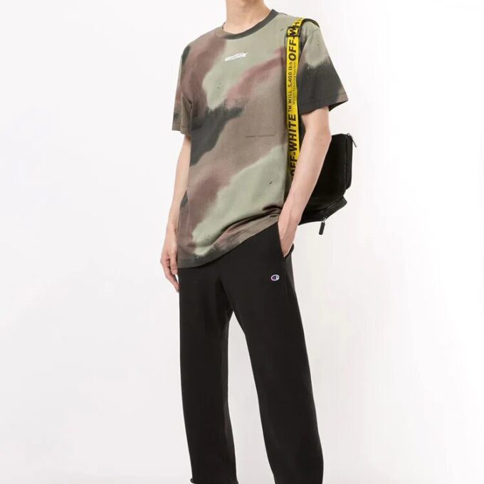 Camiseta de manga corta con estampado del logotipo de Arrows para hombre, verde, FW20