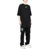 Camiseta de manga corta con estampado del logotipo «Negro»