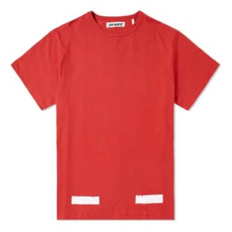 Camiseta de manga corta con estampado diagonal cepillado