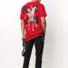 Camiseta de manga corta con estampado grande del logotipo de Pascal en rojo