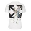 Camiseta de manga corta con estampado Pascal, color blanco
