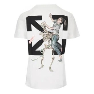 Camiseta de manga corta con estampado Pascal, color blanco