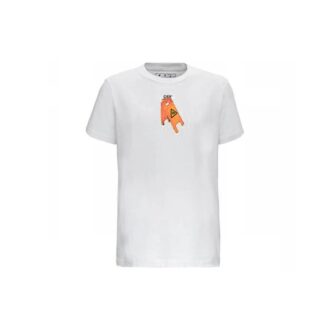 Camiseta de manga corta con estampado Pascal, color blanco