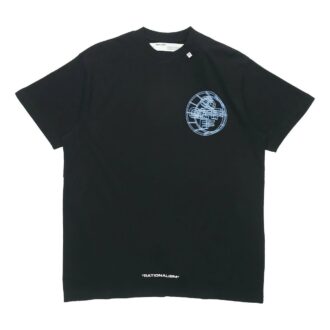 Camiseta de manga corta con estampado Rationalism, negro