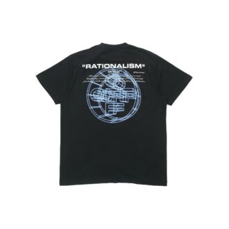 Camiseta de manga corta con estampado Rationalism, negro