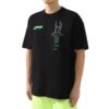 Camiseta de manga corta con estampado SS21, color negro