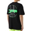 Camiseta de manga corta con estampado SS21, color negro