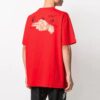 Camiseta de manga corta con estampado SS21, color rojo