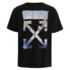 Camiseta de manga corta con flechas de colores «Negro»