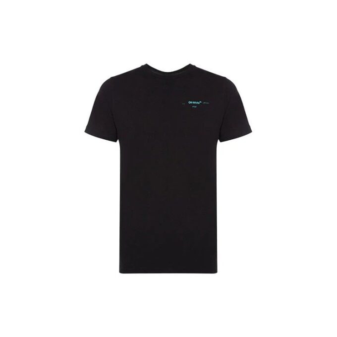 Camiseta de manga corta con flechas degradadas para hombre