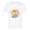 Camiseta de manga corta con gafas Bart blancas de Virgil Abloh para hombre