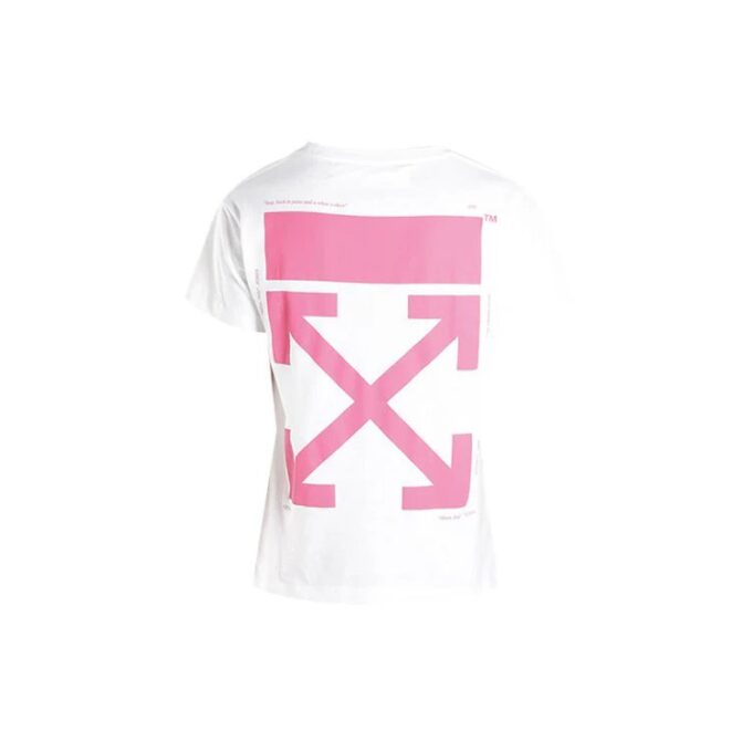 Camiseta de manga corta con gafas Bart blancas de Virgil Abloh para hombre