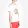 Camiseta de manga corta con gafas Bart blancas de Virgil Abloh para hombre