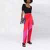 Camiseta de manga corta con logo, color liso Off-White, versión de Pantalones Cortos slim fit, negro