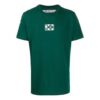 Camiseta de manga corta con logo impreso, verde