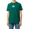 Camiseta de manga corta con logo impreso, verde