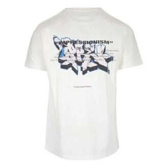 Camiseta de manga corta con logotipo para hombre, corte normal