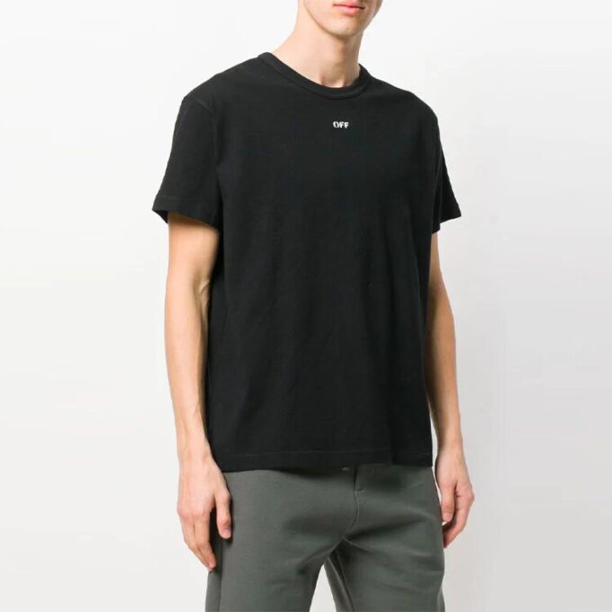 Camiseta de manga corta con logo básico