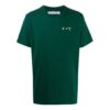 Camiseta de manga corta con mini logotipo verde