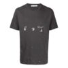 Camiseta de manga corta con salpicaduras de pintura vintage «Magnet White»