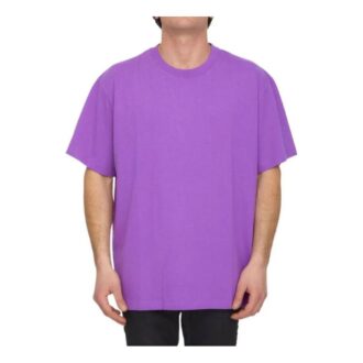 Camiseta de manga corta con solapa diagonal «Orchid»