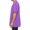 Camiseta de manga corta con solapa diagonal «Orchid»
