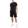 Camiseta de manga corta de cuello redondo en color liso para hombre de Off-White, color negro