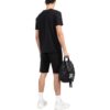 Camiseta de manga corta de cuello redondo en color liso para hombre de Off-White, color negro