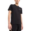 Camiseta de manga corta de cuello redondo en color liso para hombre de Off-White, color negro