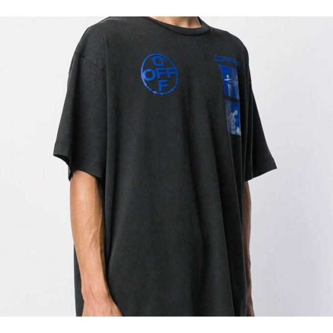 Camiseta de manga corta estampada para hombre Hardcore Caravaggio, gris