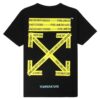 Camiseta de manga corta Firetape «Negro Amarillo»