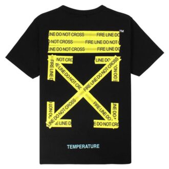 Camiseta de manga corta Firetape «Negro Amarillo»