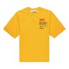 Camiseta de manga corta FW19 Industrial Y013 Recon para hombre, amarilla