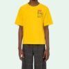 Camiseta de manga corta FW19 Industrial Y013 Recon para hombre, amarilla